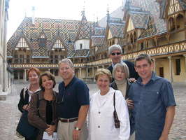 Martin with guests at Hotel Dieu.JPG